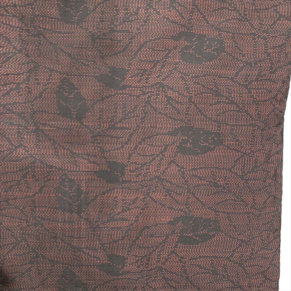 大島紬 植物模様 焦茶色 多色 着物 A804-6 M 【中古】 大島紬 植物模様 焦茶色 多色 着物 A804-6 M 【中古】の通販はau PAY