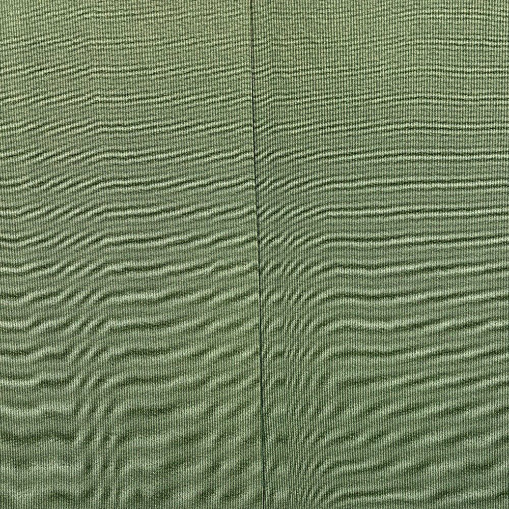 中古）単衣江戸小紋 緑 カジュアル 万筋 ひとえ SS【身丈】146.5cm【裄