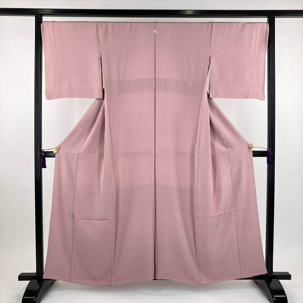 色無地 着物 中古 正絹 袷 フォーマル 紋付き 左伊多津万色 身丈161cm 裄67.5cm M きもの北條 A1083-6 色無地 | 古着着物、リサイクル着物、アンティーク着物の錦屋