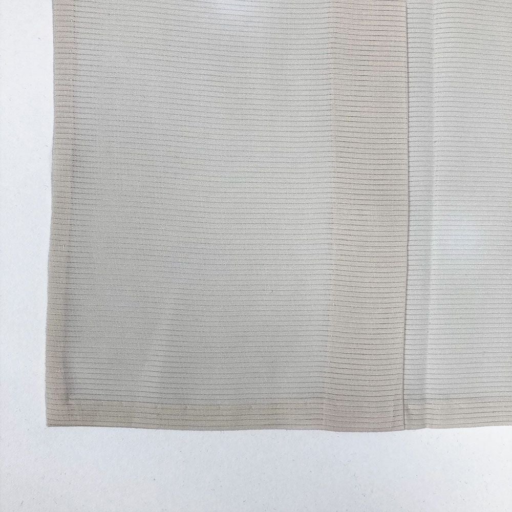 中古）夏色無地 白 カジュアル 蛍ぼかし 絽【身丈】159.5cm【裄丈】68cm