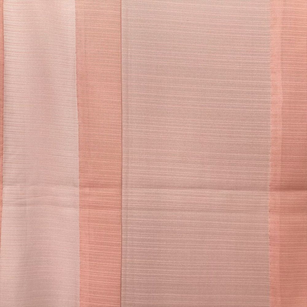 ★専用★絽 色無地 くすみピンク 染抜き一ツ紋 身丈168.5cm 夏着物 夏 中古）夏色無地 ピンク 絽 S【身丈】157.5cm【裄丈】65.5cm
