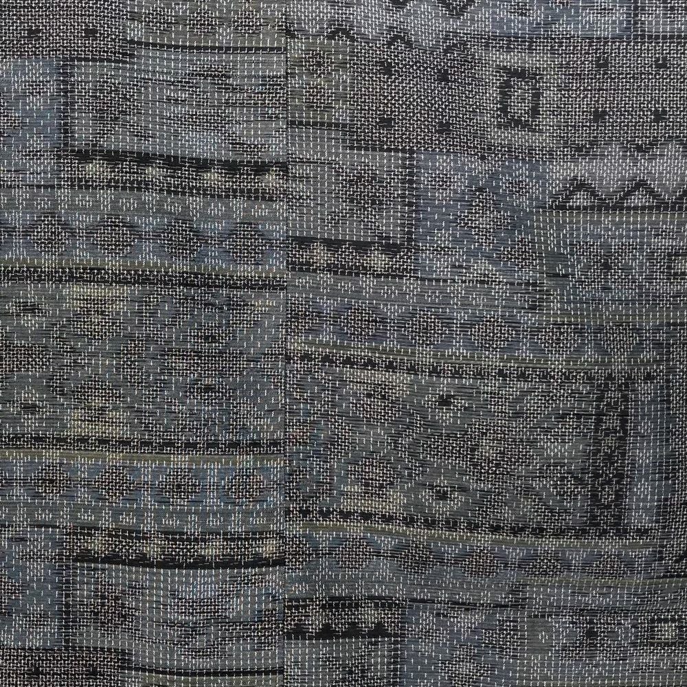 【美品】 紬 身丈156cm 裄丈64cm 正絹 逸品 【中古】 美品】 紬 身丈156cm 裄丈62cm S 袷 草花 紺色 正絹 秀品｜中古・古着