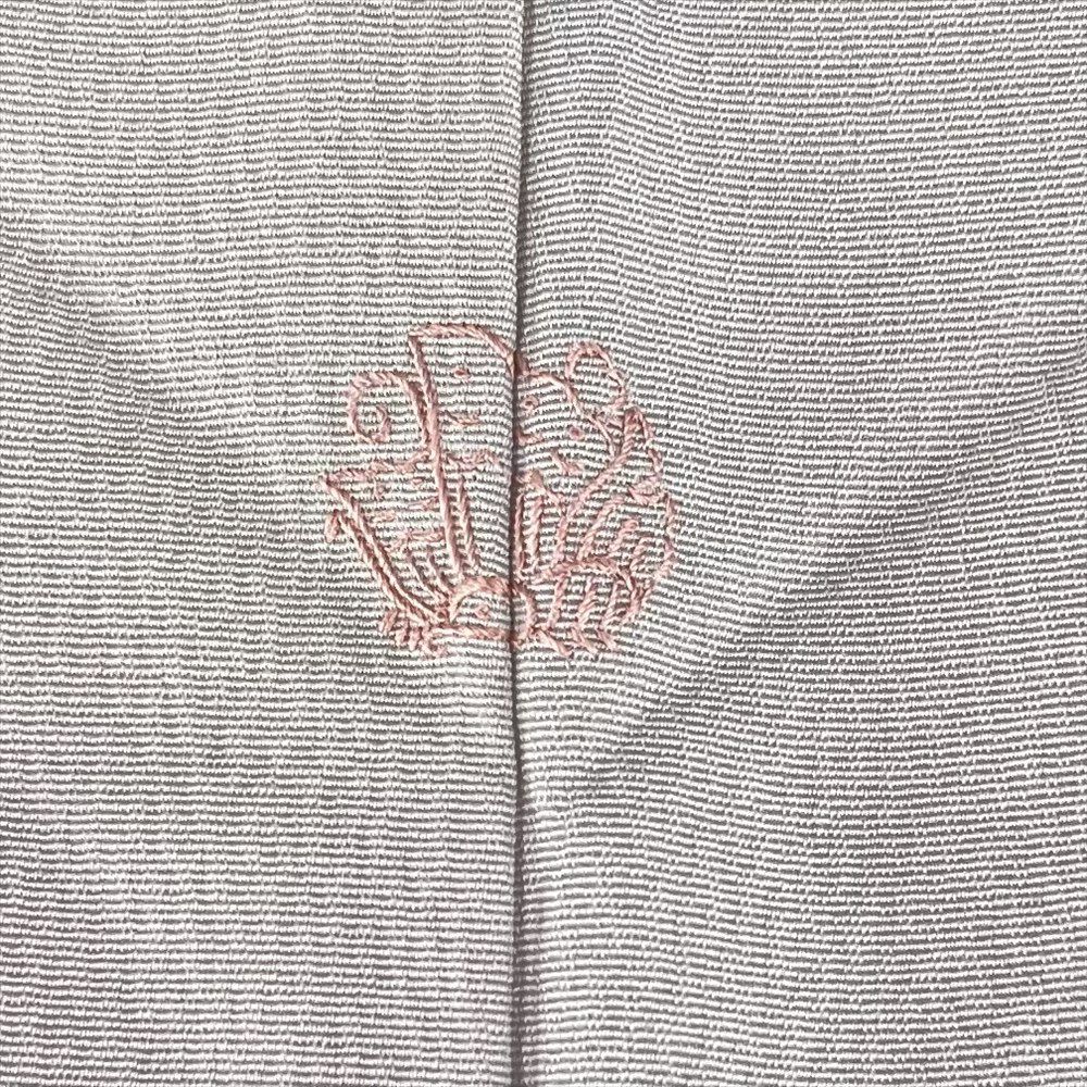 中古） 訪問着 薄藤色 紫系 セミフォーマル ちりめん 加賀調 四季花 袷