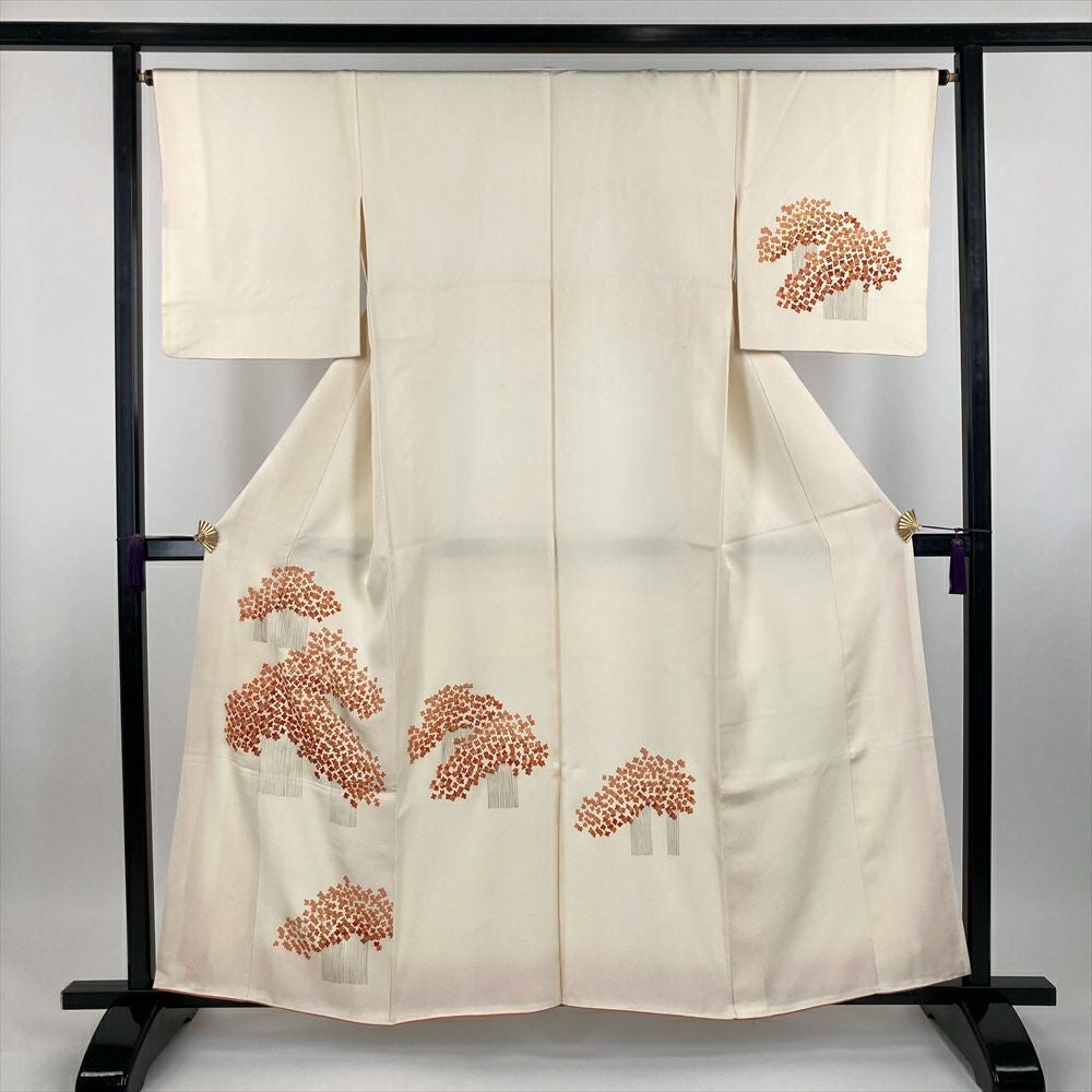 中古） 特撰加賀友禅 奥田勝将 訪問着 薄群青色 フォーマル 染め
