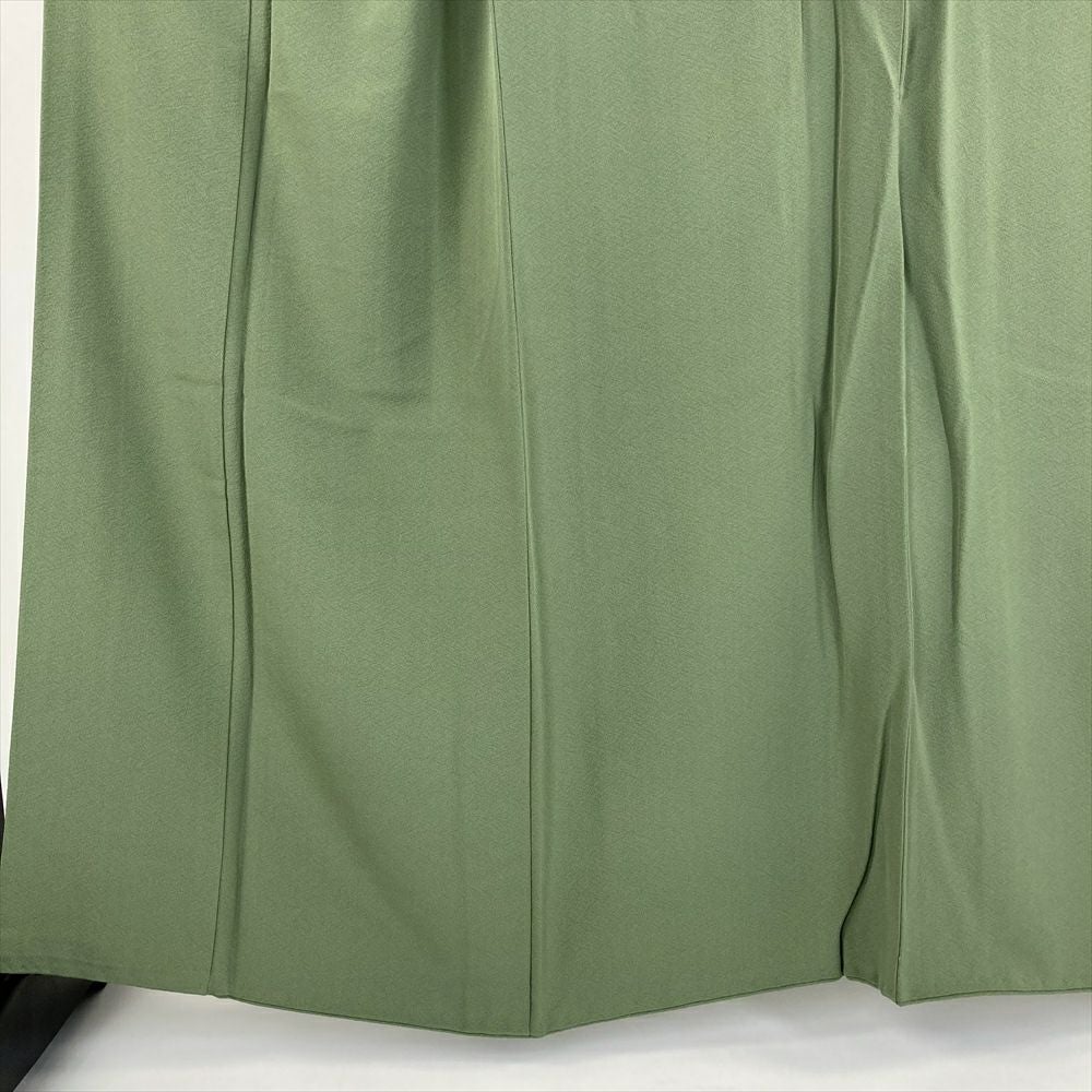 たんす屋 | リユース着物 色無地 緑色 セミフォーマル ちりめん 袷 未