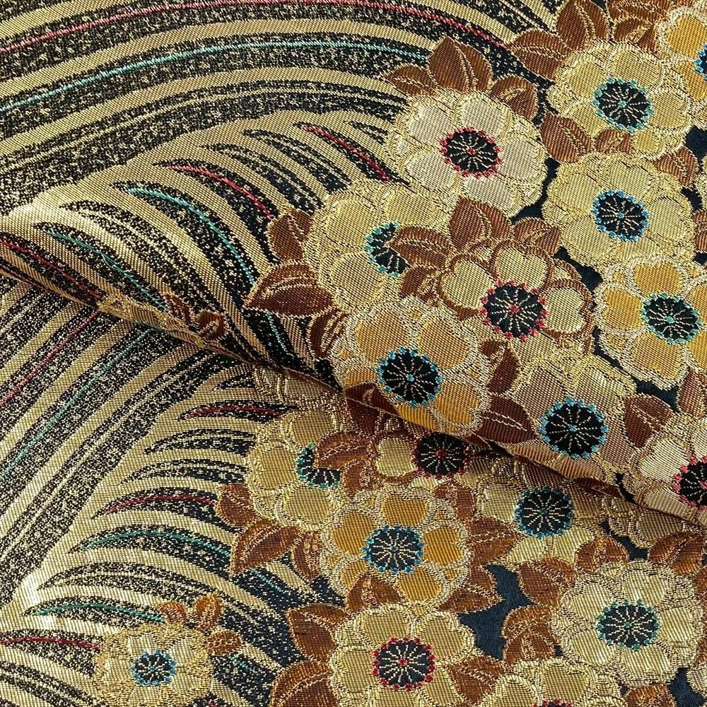 すごい値！ 袋帯 リサイクル 振袖用 フォーマル 正絹 成人式 シルバー × 紫 桜 花 金銀糸 中古 仕立て上がり みやがわ neb01374 すごい値！ 袋帯 リサイクル 振袖用 フォーマル 京都 西陣 正絹 成人式