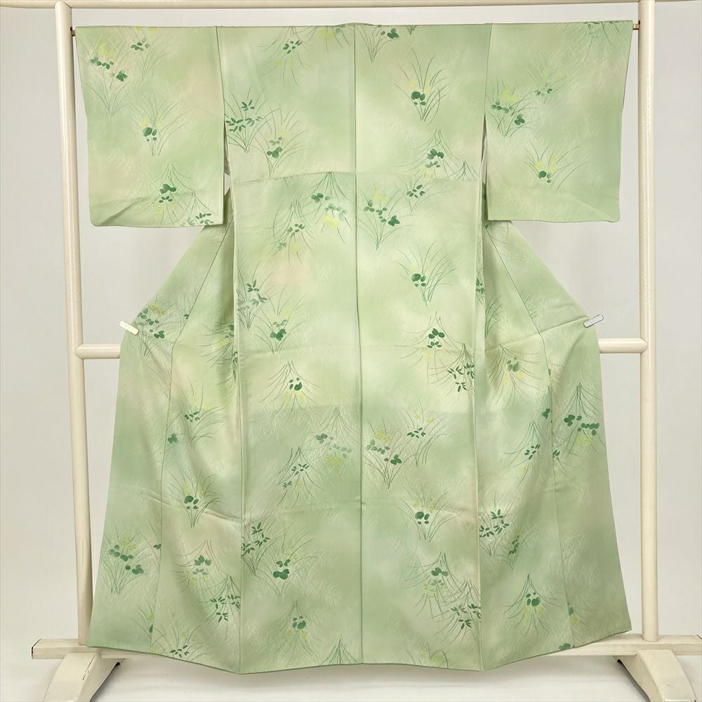 中古）袋帯 金 セミフォーマル フォーマル 六通 金糸 銀糸 辻が花 絹