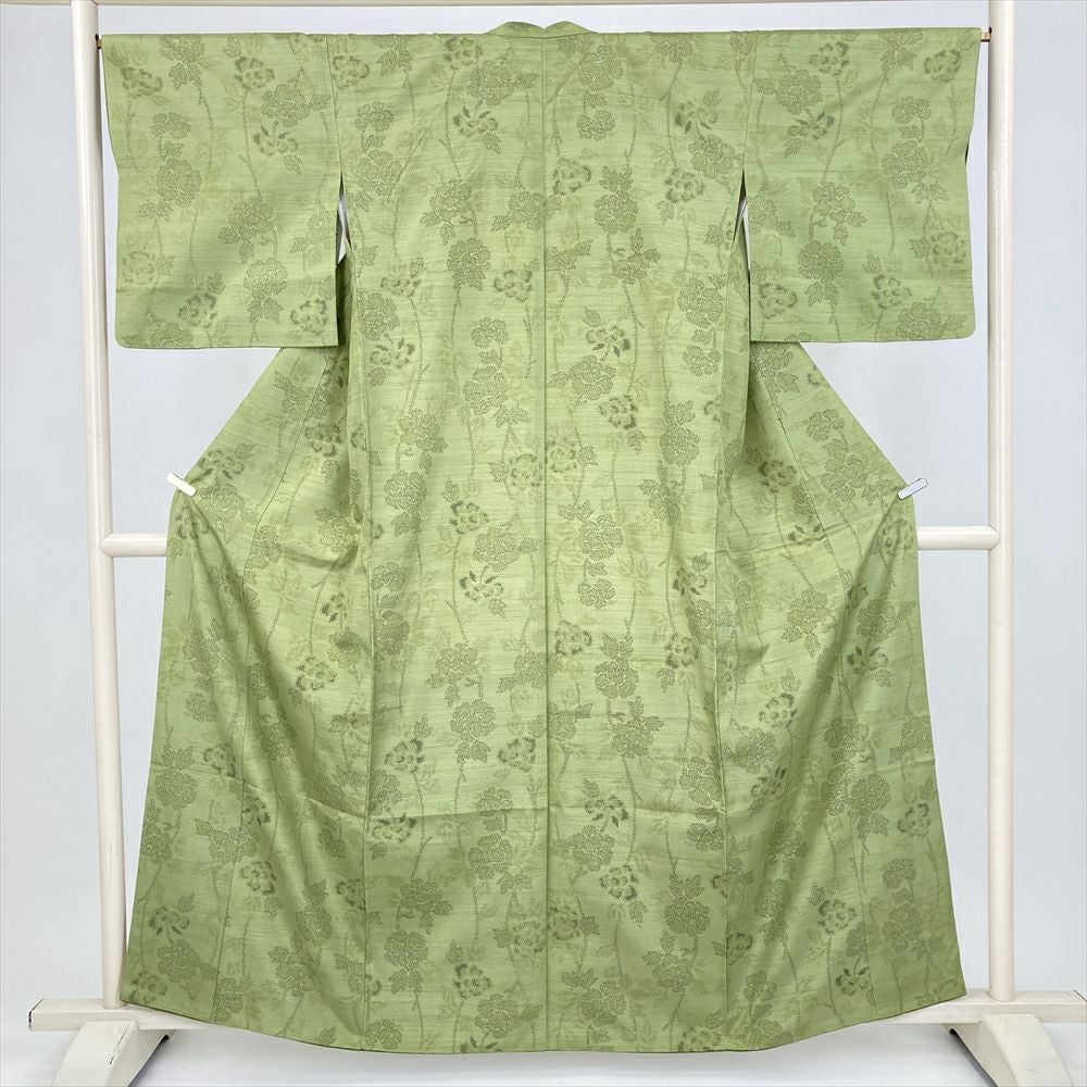 紬 身丈153.5cm 裄丈64cm 正絹 名品 【中古】 美品】 紬 身丈155.5cm 裄丈64cm 正絹 名品 【中古】の通販 by