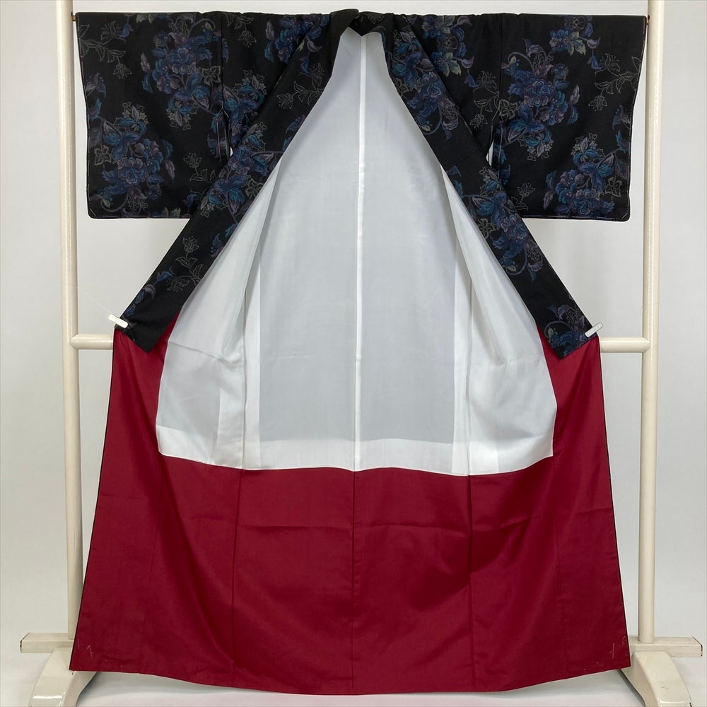 大島紬 着物 中古 正絹 袷 カジュアル 格子模様 赤墨色 身丈158.5cm 裄65cm M きもの北條 A1266-4 楽天市場】【 中古 】 大島紬 リサイクル着物 正絹 袷 カジュアル 格子